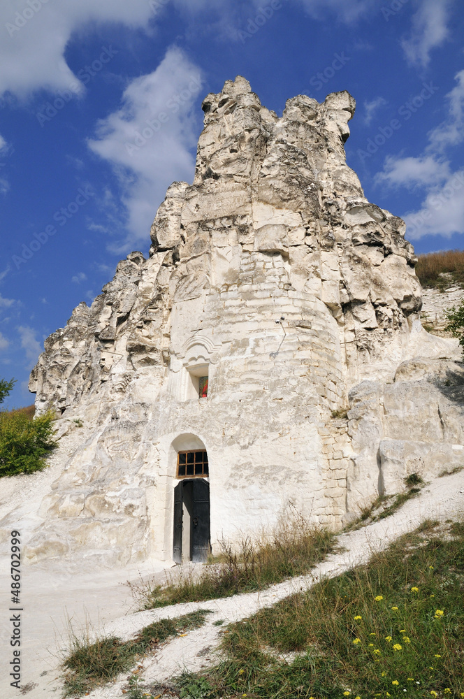 Divnogorye - chalk divas and a Christian cave monastery