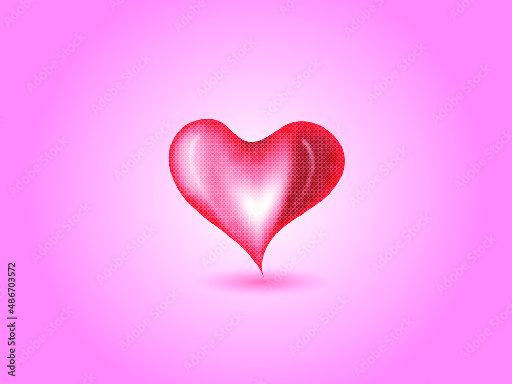 Realistic heart shape, heart shape, 3d heart shape, heart shape with the pattern Realistic heart shape, heart shape, 3d heart shape, heart shape with the pattern