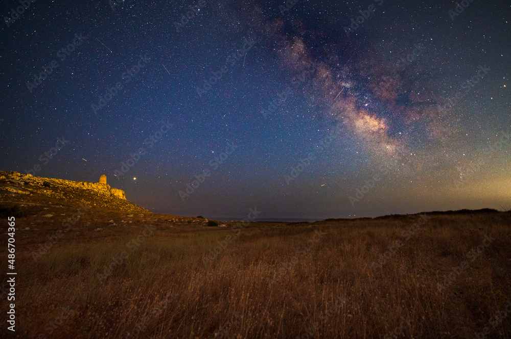 Photo of Milky way in Sant'emiliano tower near Otranto Photo of Milky way in Sant'emiliano tower near Otranto