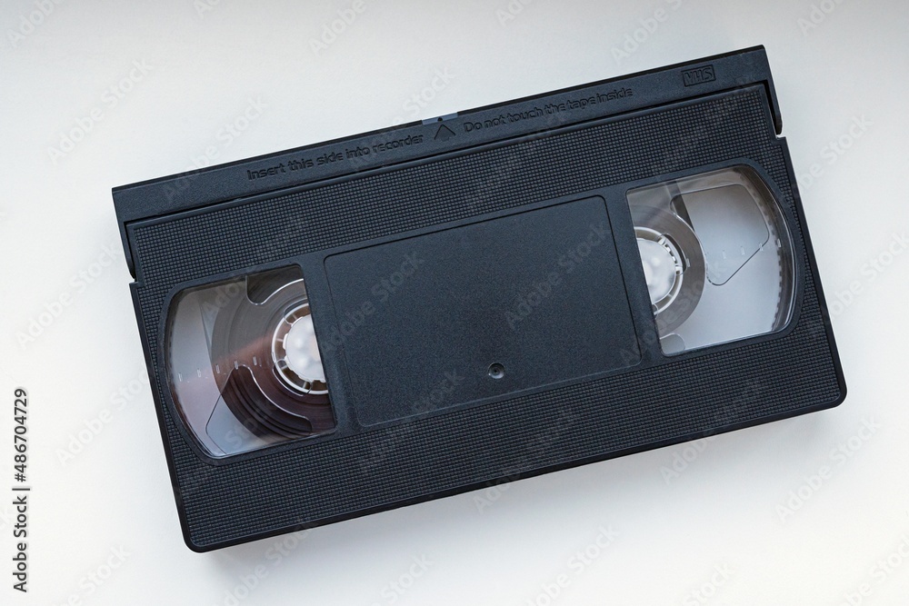 An old VHS videotape