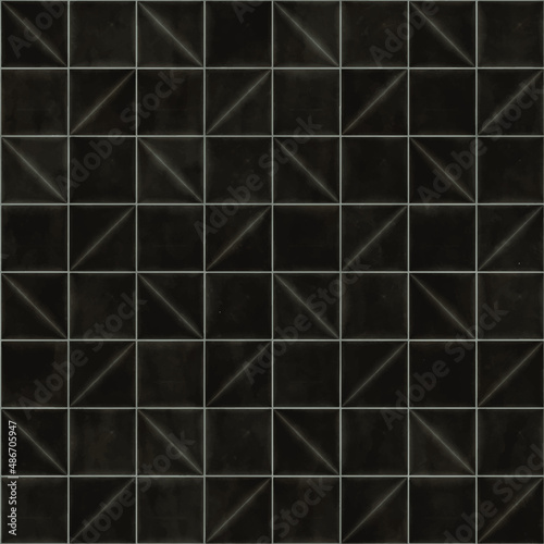 square geometric marble rustic brown ceramic tile decoration