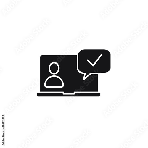 online consultation icons symbol vector elements for infographic web