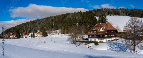 Im Schwarzwald beim Schluchsee Winter Ski 