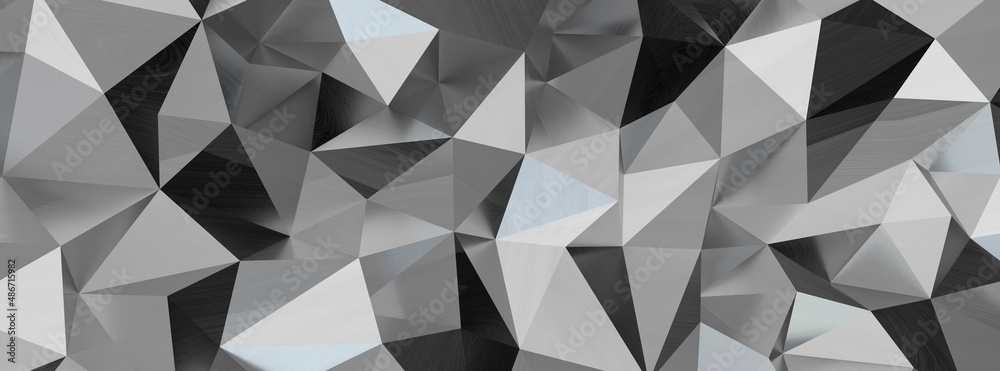 Abstract 3d rendering of triangulated surface. Contemporary background. Futuristic polygonal Abstract 3d rendering of triangulated surface. Contemporary background. Futuristic polygonal
