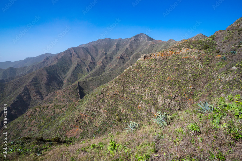 The rural area of Masca, Tenerife, Spain