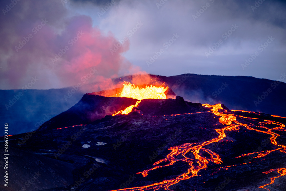 2021 08 19 Fagradalsfjall volcano and lava 16
