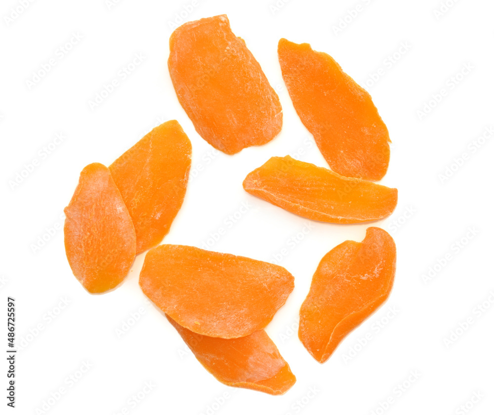 lots of pieces of dried mango lots of pieces of dried mango