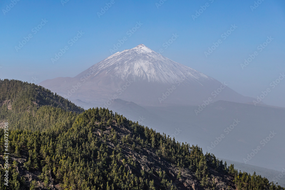 Teide from a Viewpoint in Tenerife.