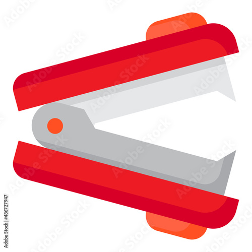 stapler flat style icon