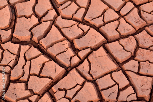 dry cracked earth