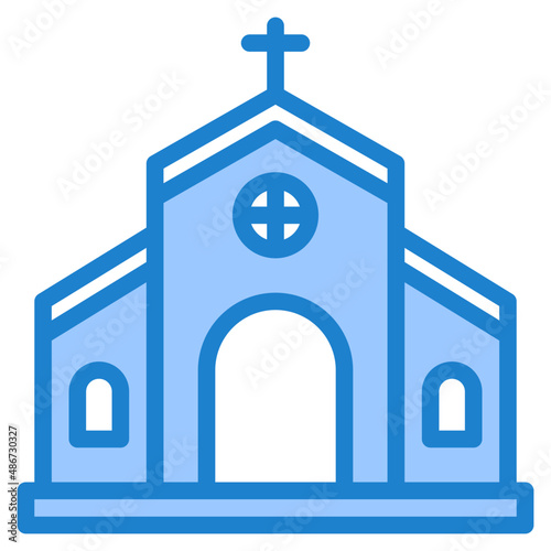 church blue style icon