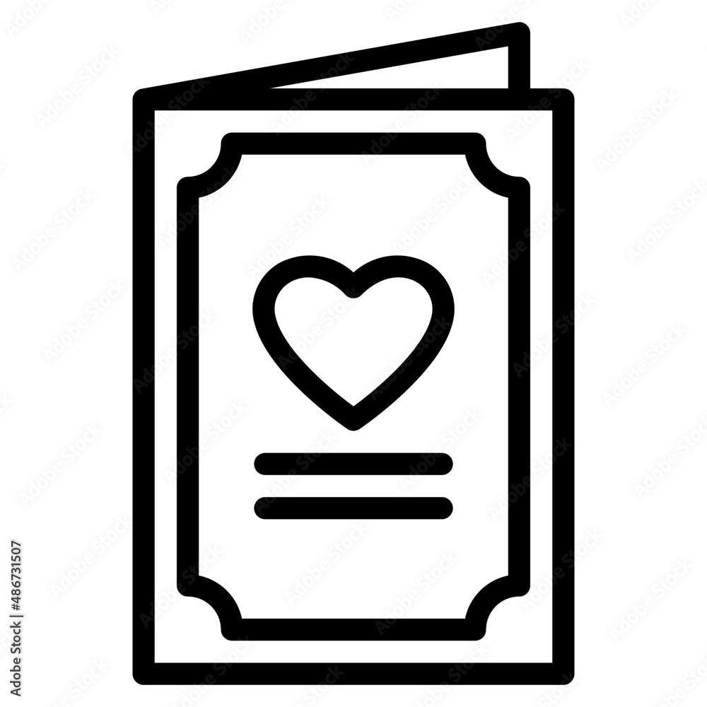 card outline style icon card outline style icon