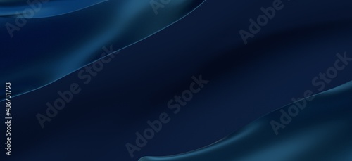 Wallpaper Mural Abstract blue wave pattern, illustration Torontodigital.ca