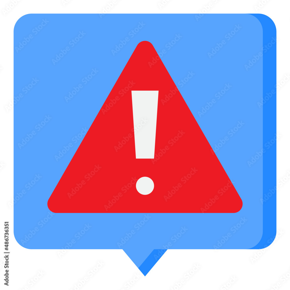 warning flat style icon warning flat style icon