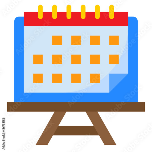 calendar flat style icon