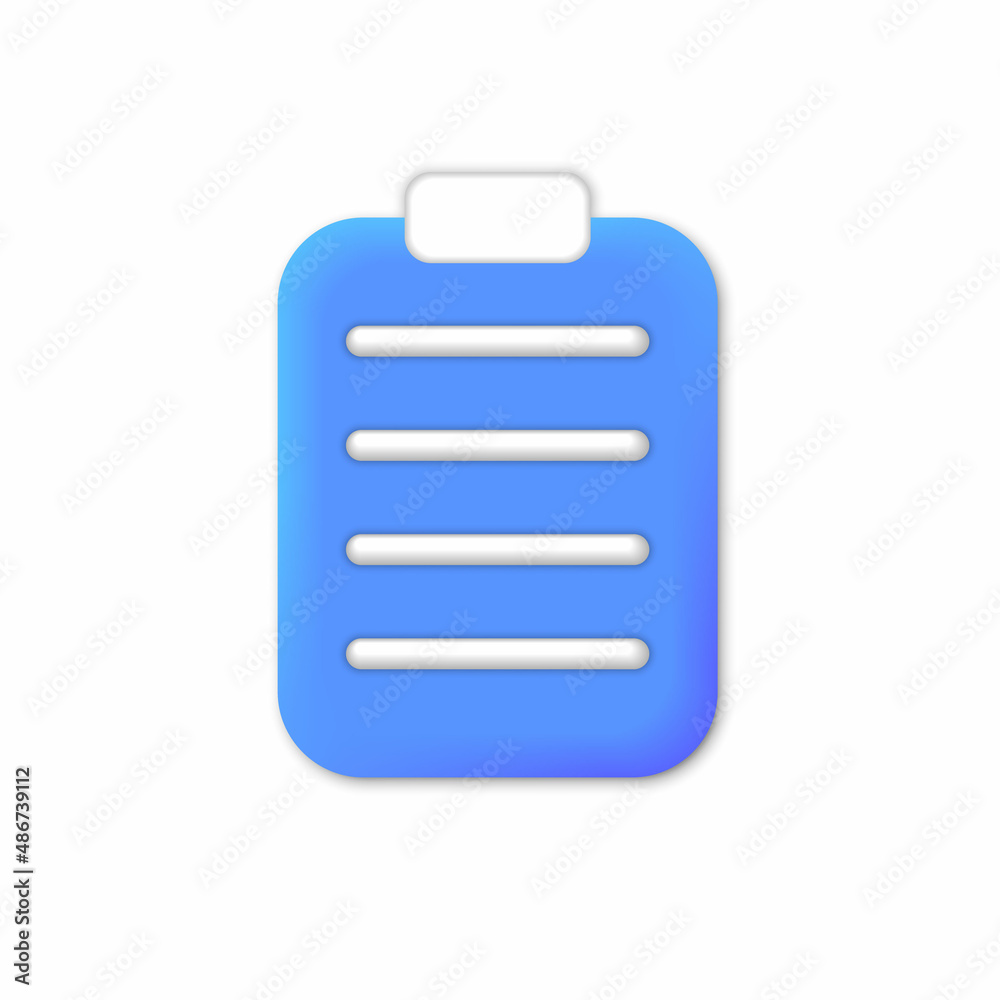 3D Isometric Checklist icon. Created For Mobile, Web, Decor, Print Products, Application. Perfect for web design, banner and presentation. Illustration. 3D Isometric Checklist icon. Created For Mobile, Web, Decor, Print Products, Application. Perfect for web design, banner and presentation. Illustration.