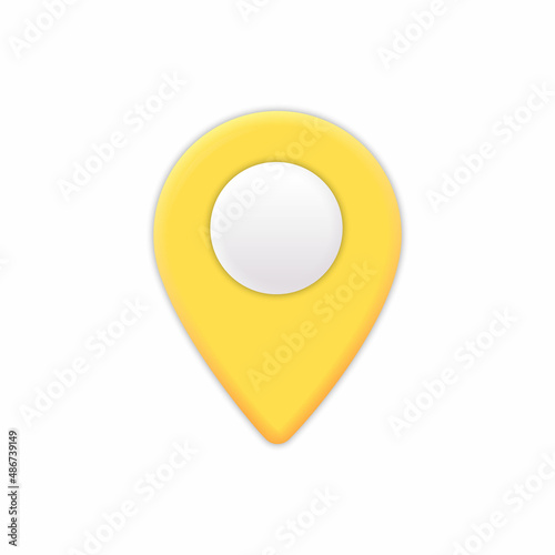 Yellow Map location pointer 3d pin. Navigation icon for web, banner, logo or badge. Illustration Free Download Yellow Map location pointer 3d pin. Navigation icon for web, banner, logo or badge. Illustration - GFXLoad