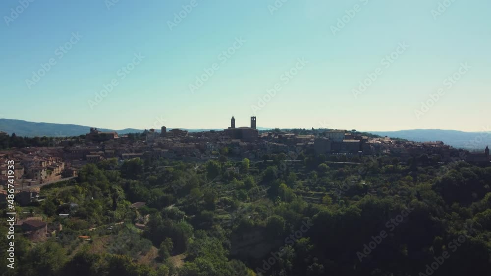 Aerial shot in Città della Pieve, Perugia - Autumn mood (4K) Aerial shot in Città della Pieve, Perugia - Autumn mood (4K)