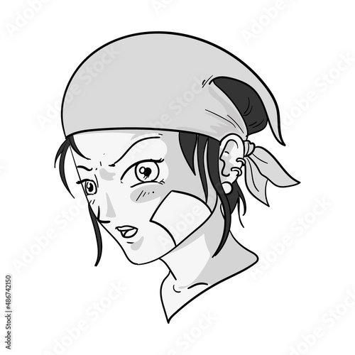 anime girl illustration