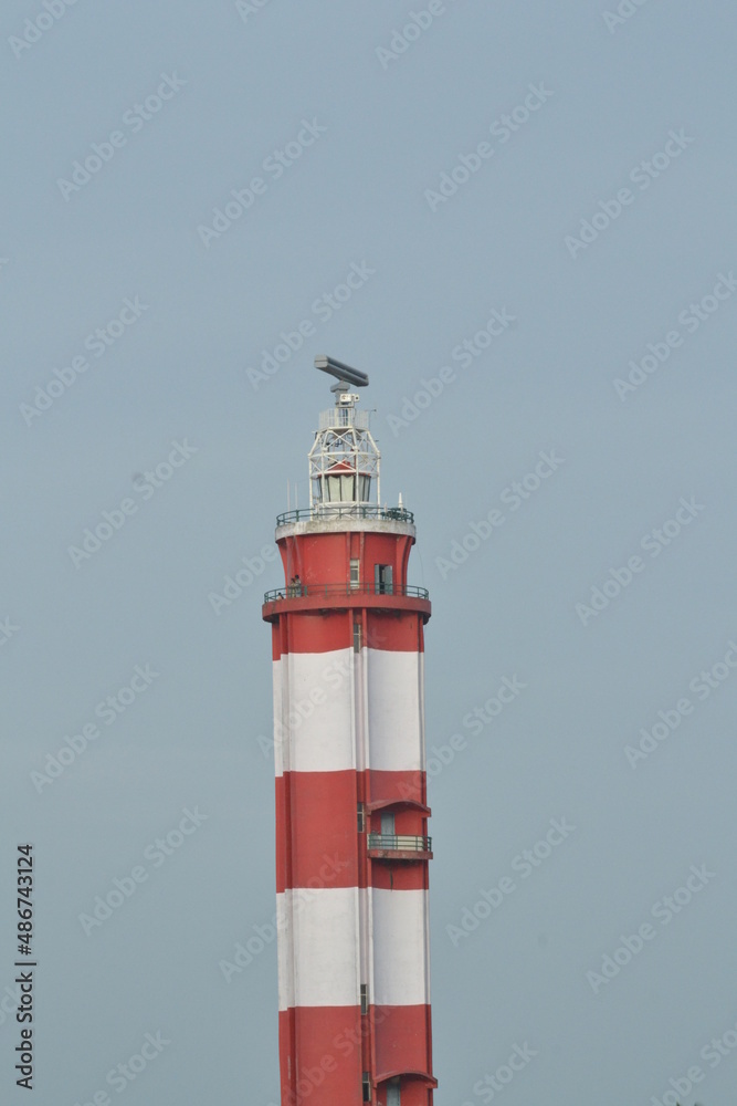 red and white lighthouse red and white lighthouse