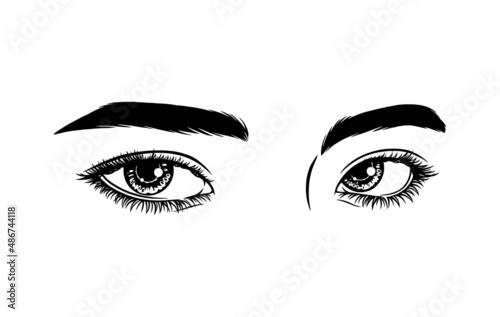 Beautiful female eyes
