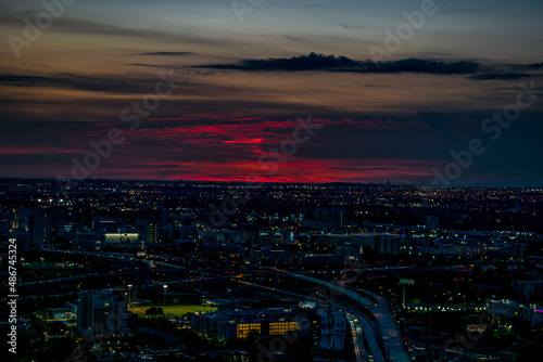 Wallpaper Mural night city view Torontodigital.ca