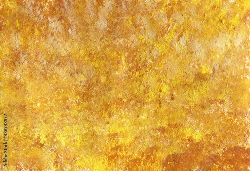 Calm Abstract Brown Orange Background, Artistic Rough Stylized Banner Texture, Brush Stroke Technique
