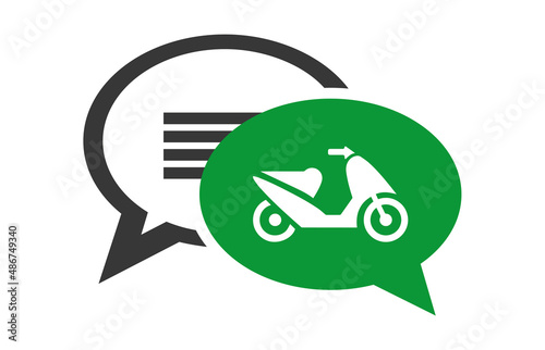 Logo deux roues motorisés.