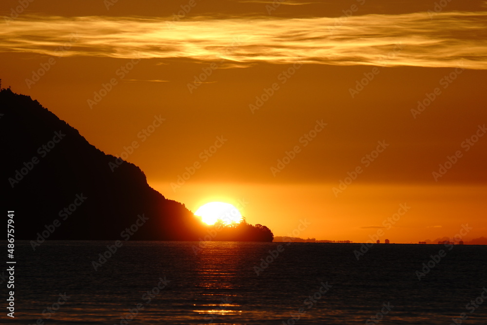 Atardecer en la Patagonia