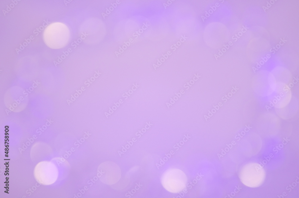 Color background. Vignette of bokeh. Holiday template.