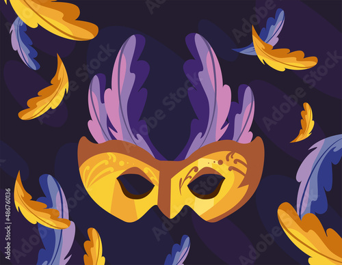 mardi gras mask design