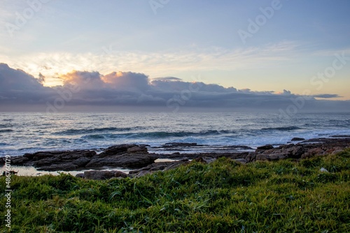 View of ocean on the south coast of South Africa