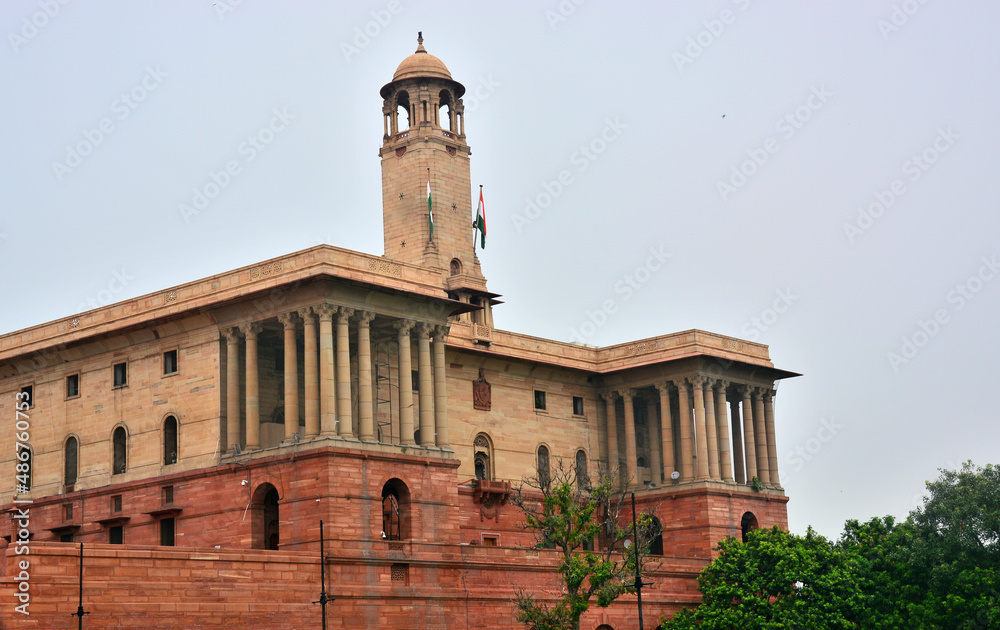 Government buildings in New Delhi, India