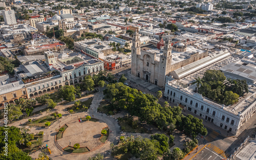 Plaza Grande in Merida photo