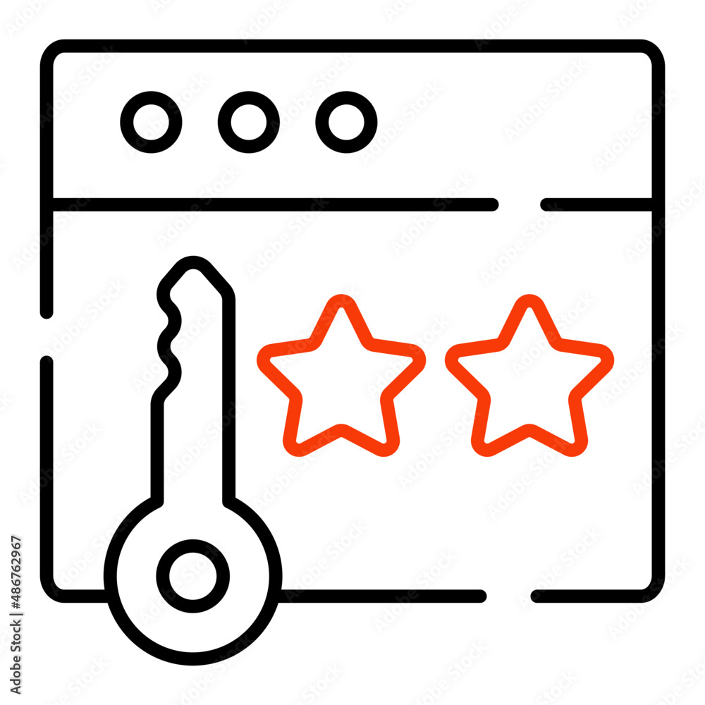 Key on web page, vector design of web access
Key on web page, vector design of web access