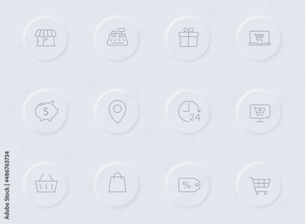 e commerce gray vector icons on round rubber buttons. e commerce icon set for web, mobile apps, ui design and promo business polygraphy e commerce gray vector icons on round rubber buttons. e commerce icon set for web, mobile apps, ui design and promo business polygraphy