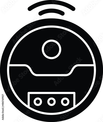 Robotic Vaccum Icon Style
