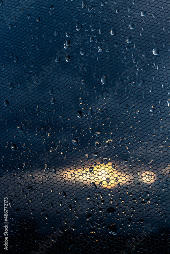 rain drops on window