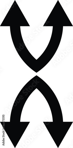 Opposite Arrow Icon Style
