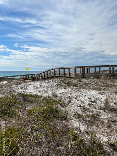 Upper winter view Henderson Beach State Park Destin  Florida 