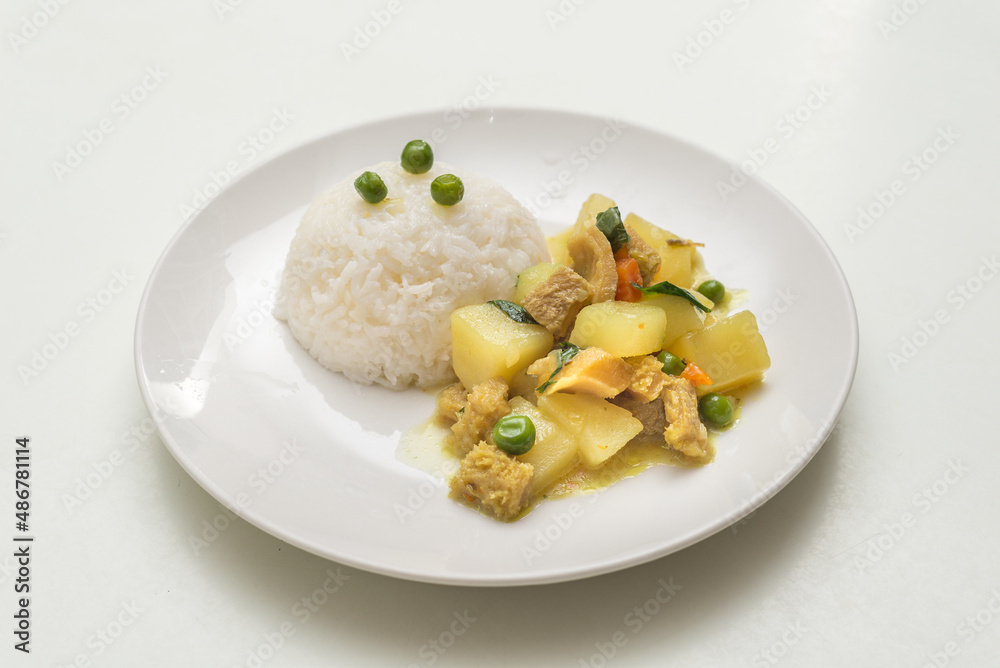 Peruvian food: Cau cau de Mondongo. Peruvian food: Cau cau de Mondongo.