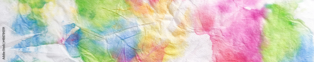 Fototapeta premium Banner dirty art. Grunge style. Ink blur. Bright