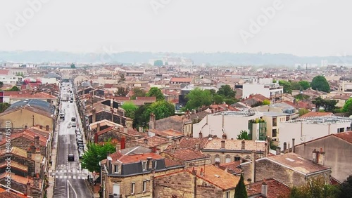 Wallpaper Mural Panorama aerial on the city of Bordeaux Torontodigital.ca