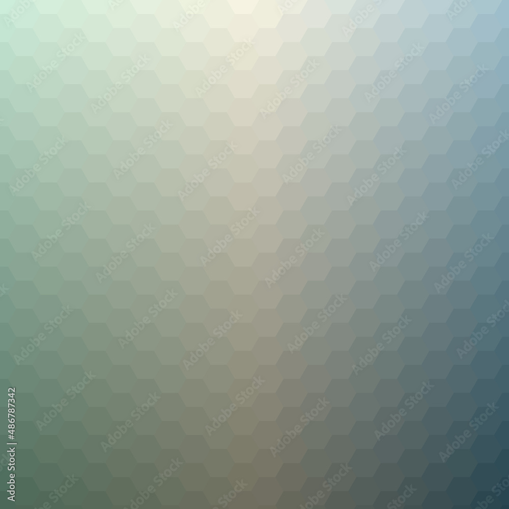 Fototapeta premium Abstract color Low-Polygones Generative Art background illustration