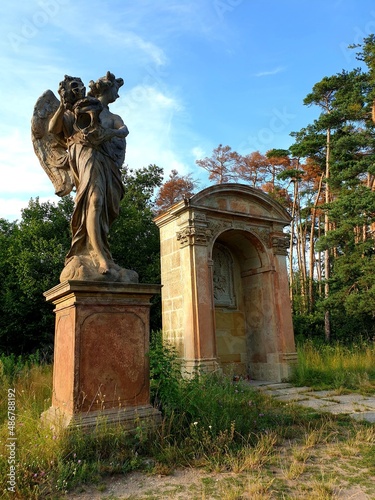 statue in the cemetery