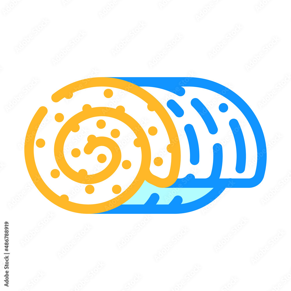 Obraz premium insulation and house wrap color icon vector. insulation and house wrap sign. isolated symbol illustration