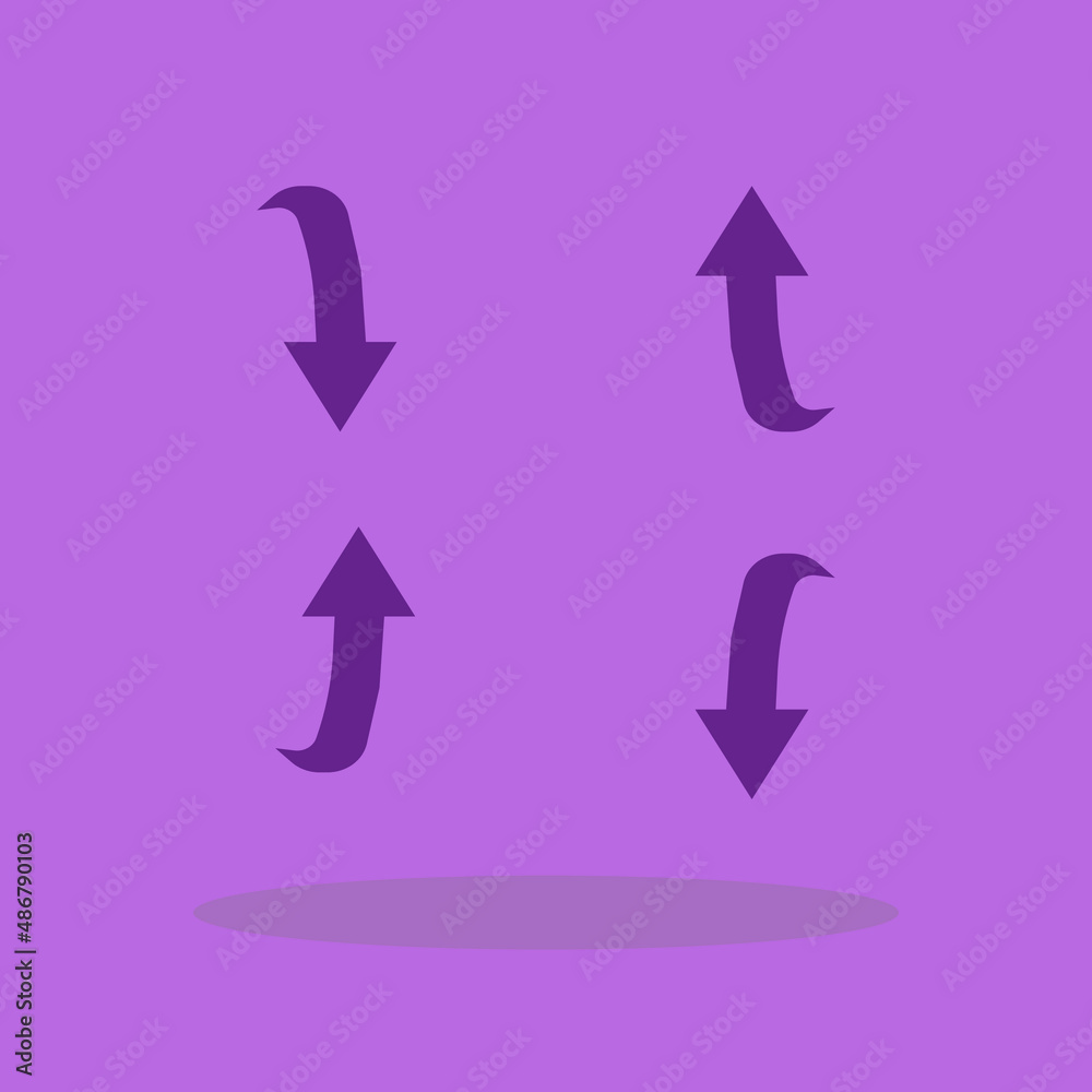 Arrow_set vector icon illustration sign Arrow_set vector icon illustration sign