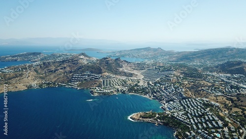 aerial view of the city