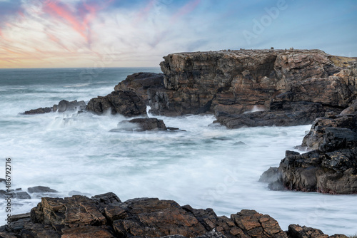 Rocky Scotish coastline near Mangersta, Isle of Lewis, UK © Cinematographer