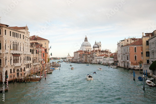 Canal Grande view from bridge of the academy, Venice. © elleonzebon